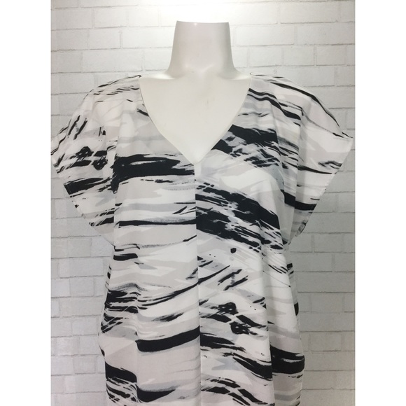 Designer Katherine Barclay Abstract Tunic Dress 8 - Picture 2 of 6